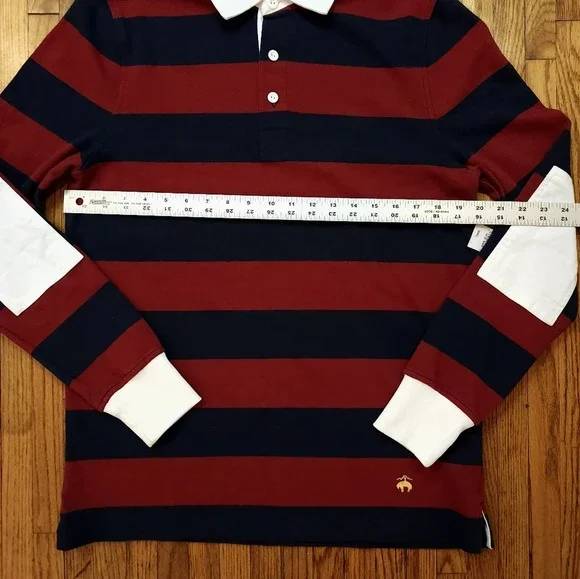 Brooks Brothers Men's Classic Rugby Shirt Size Small NEW Long Sleeve - Picture 8 of 8